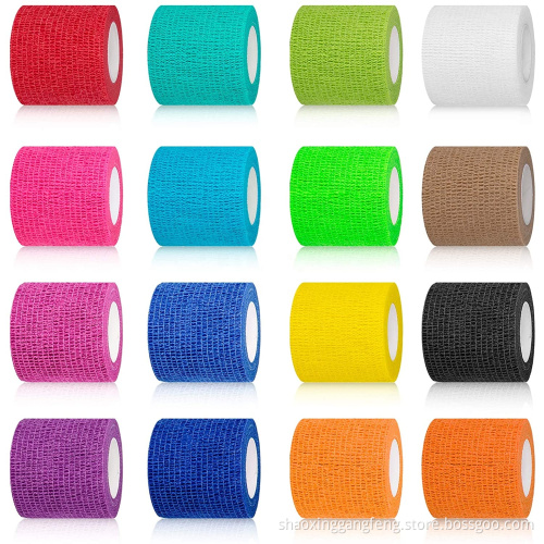 Medical sports self adhesive vet wrap elastic bandage